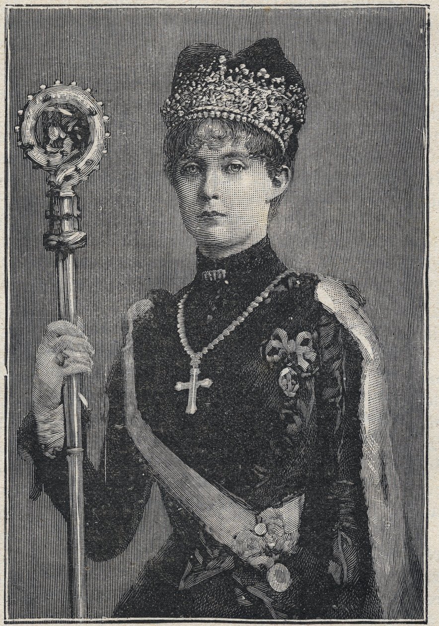 أرشيدوقة النمسا مارغريت كليمنتين - مارغريت كليمنتين ماري من النمسا 1870-1955 أرشيدوقة النمسا - نقش عام 1892 بواسطة فنان غير معروف