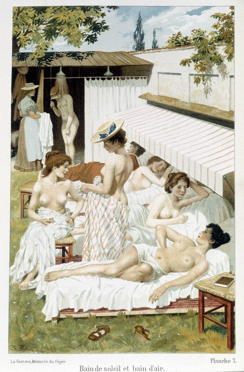 Bain de soleil et bain d