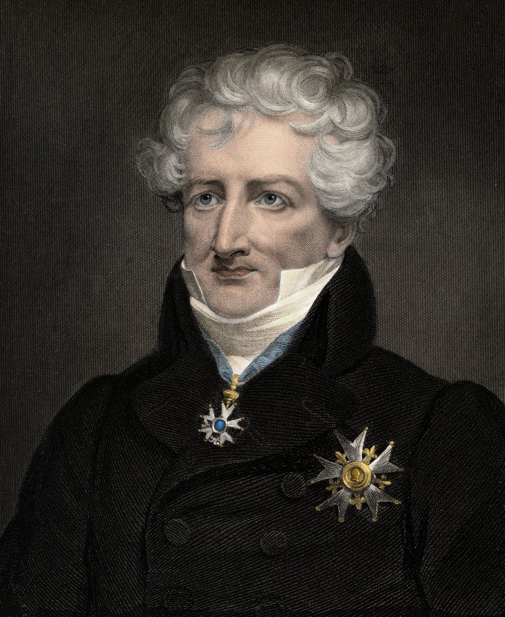 البارون جورج كوفييه (1764-1823) - نقش - القرن التاسع عشر بواسطة فنان غير معروف