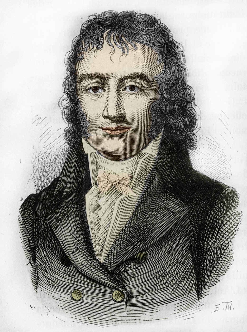 بنيامين كونستانت ، سياسي فرنسي وكاتب من أصل سويسري (1767-1830) بواسطة فنان غير معروف