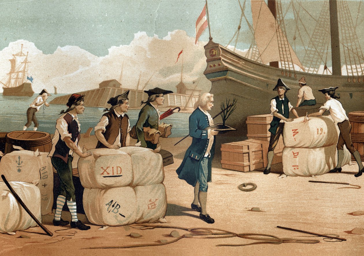 برنارد دي جوسيو (1699-1777) ، عالم النبات الفرنسي ، بعد أن أعاد قدم الأرز من إنجلترا في عام 1734. بواسطة فنان غير معروف