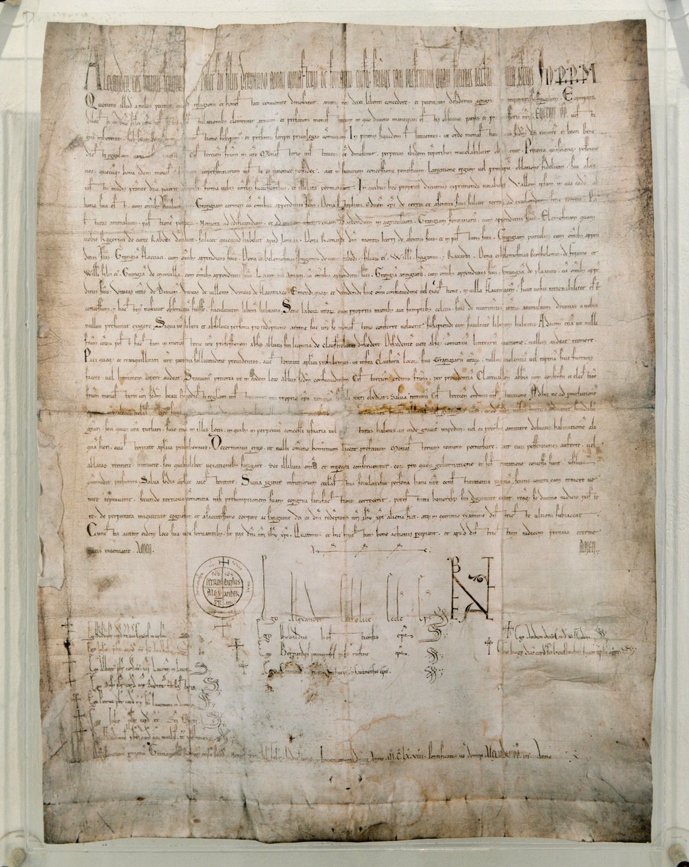 بول عام 1168 للبابا ألكسندر الثالث (أورلاندو باندينيلي بواسطة فنان غير معروف