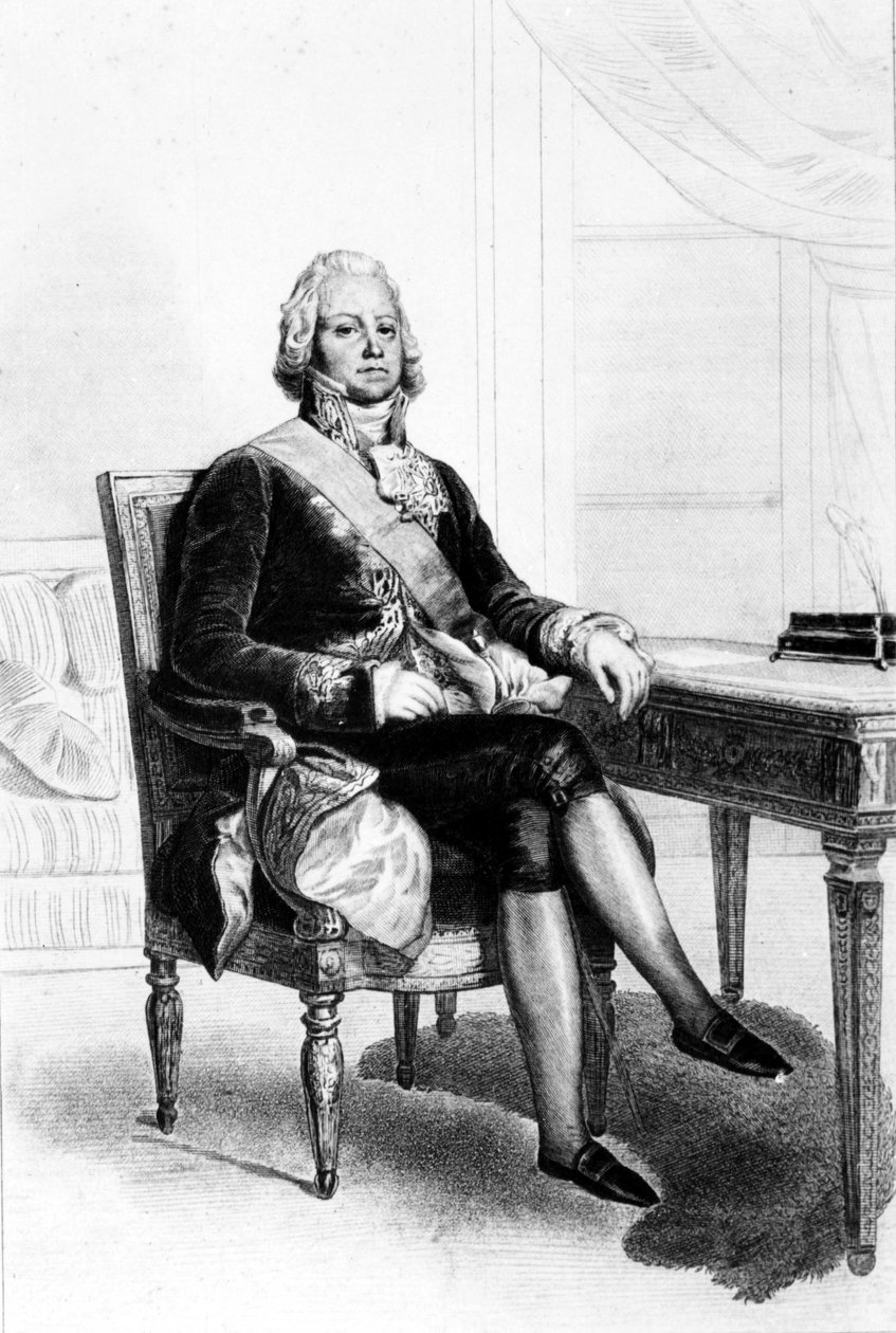 تشارلز موريس دي تاليران بيريغورد (1754-1838) ، سياسي فرنسي. نقش القرن التاسع عشر. بواسطة فنان غير معروف