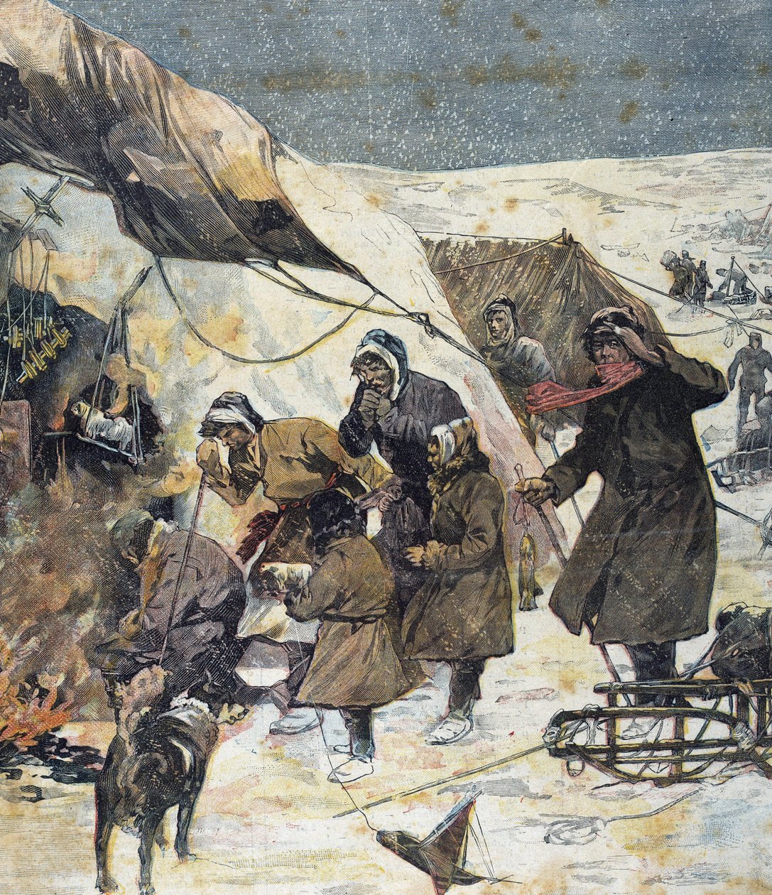 عيد الميلاد في غرولاند في عام 1903. بواسطة فنان غير معروف