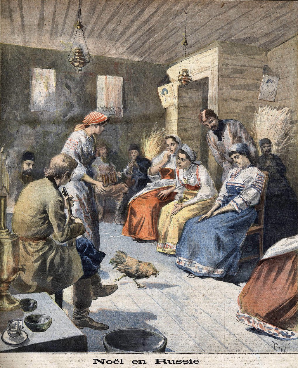 عيد الميلاد في روسيا عام 1894 بواسطة فنان غير معروف