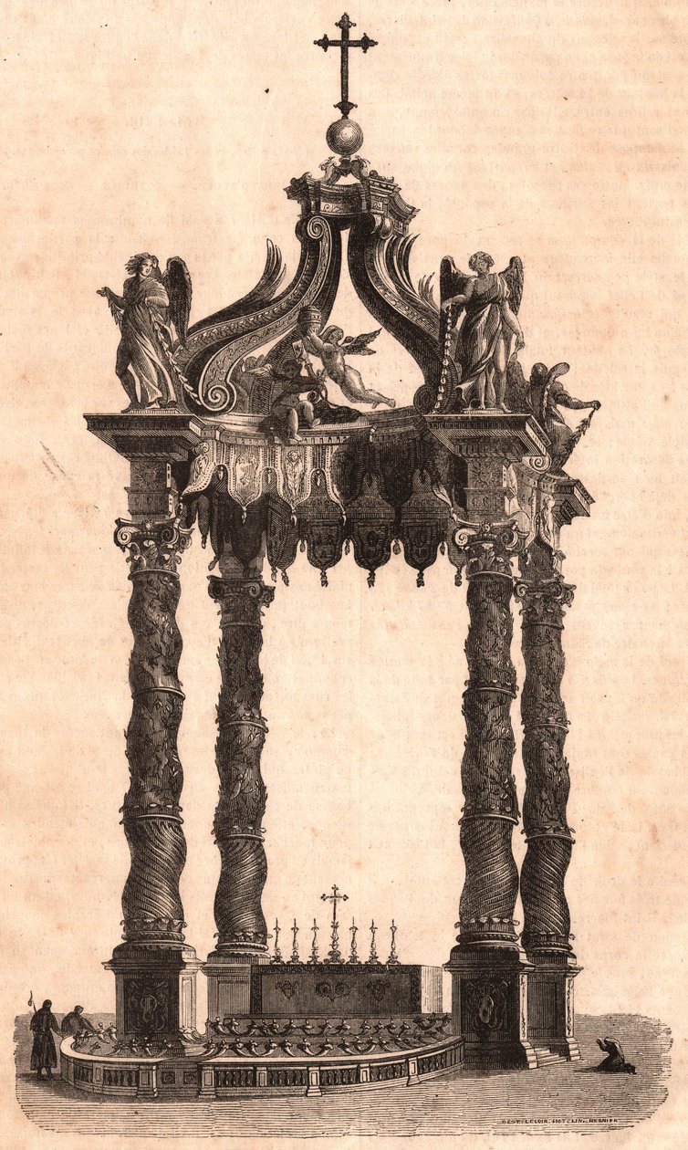 Ciborium في القديس بطرس في روما ، إيطاليا بواسطة غير معروف