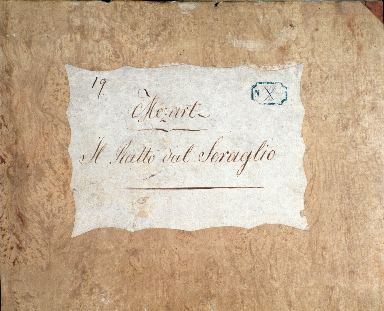 غلاف نتيجة Die Entfuhrung aus dem Serail ، أوبرا موزارت ، نسخة Lichtenthal (1838) بواسطة فنان غير معروف