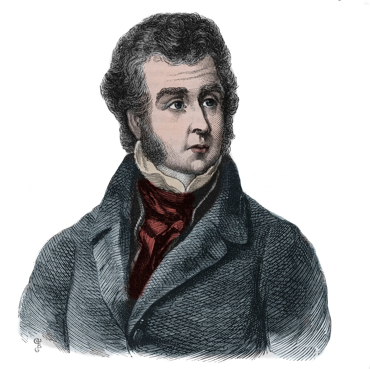 إبنيزر إليوت (1781-1849) شاعر إنجليزي - نقش بواسطة فنان غير معروف