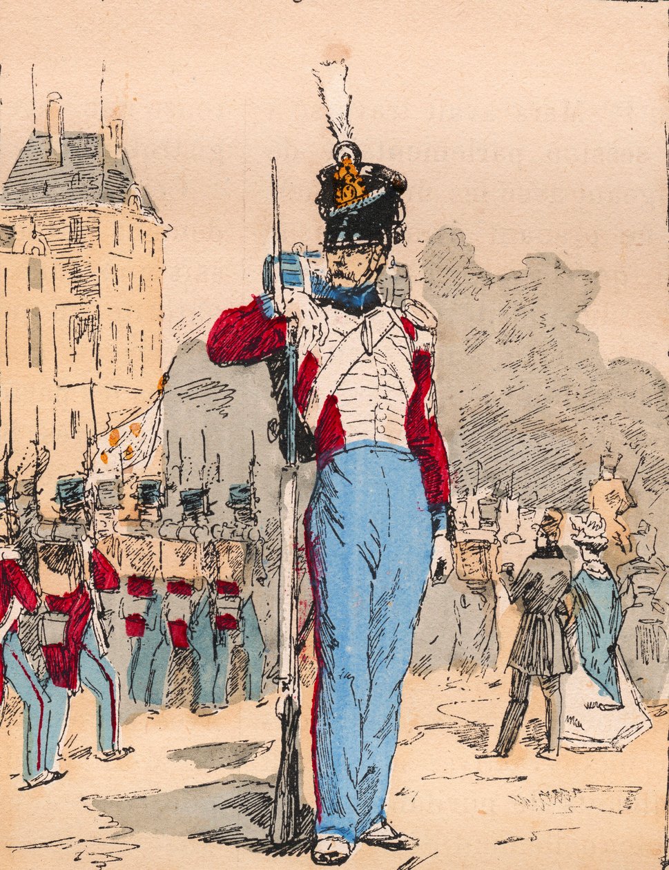 نقش عام 1882 في "Histoire de dix ans: 1830-1840" "Louis-Blanc (1811-1882) بواسطة فنان غير معروف