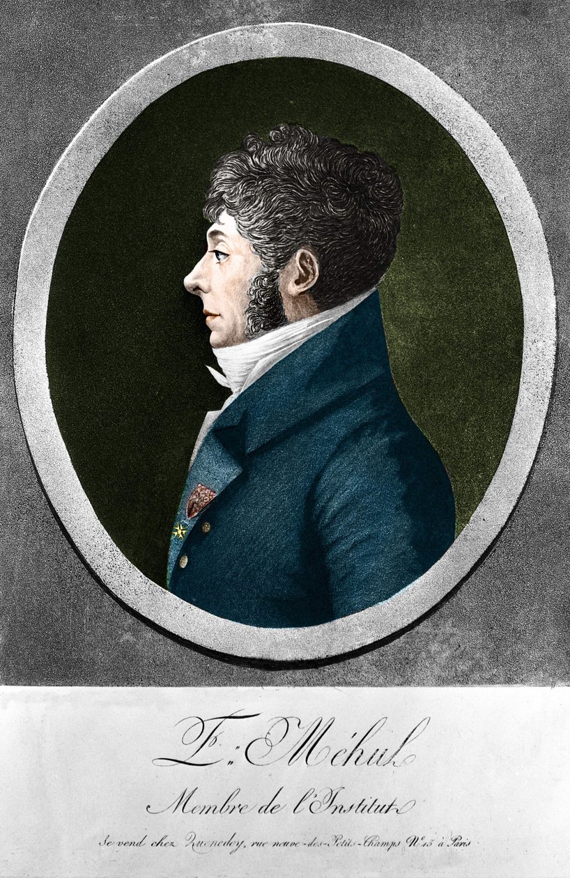 إتيان ميهول ، مؤلف وعازف أرغن فرنسي (1763-1817). بواسطة فنان غير معروف