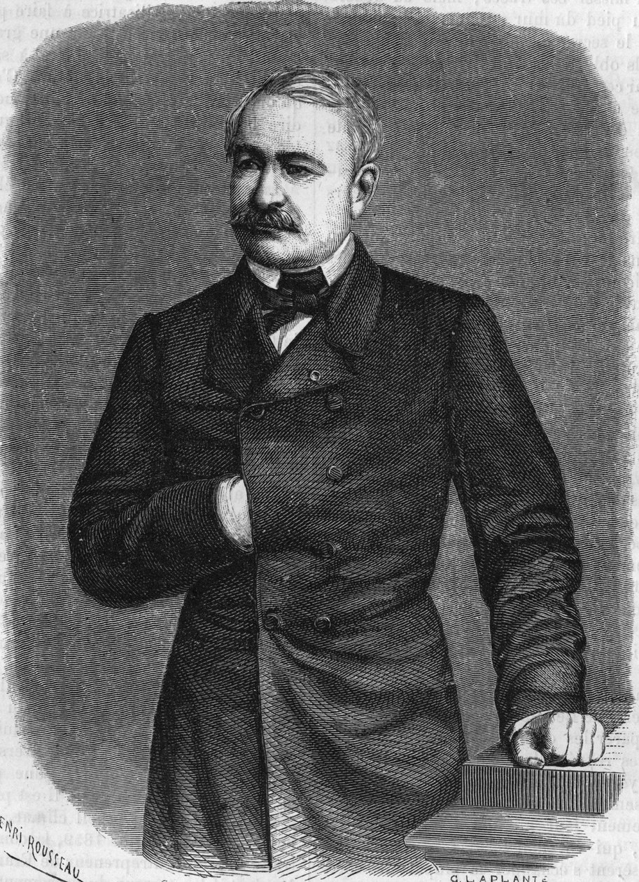 فرديناند دي ليسبس (1805-1894) ، دبلوماسي ومسؤول فرنسي. بواسطة فنان غير معروف