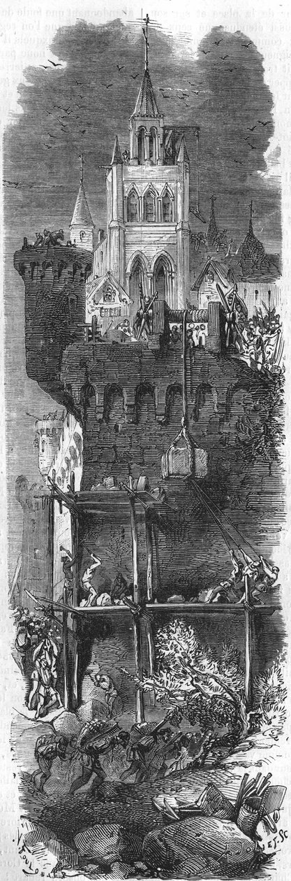 فرانسوا دي جويز (1519-1563) ، الذي عينه ملك فرنسا هنري الثاني حاكم ميتز ، أجبر تشارلز الخامس ، إمبراطور الإمبراطورية الجرمانية المقدسة ، على رفع حصار ميتز عام 1552. نقش القرن التاسع عشر. بواسطة فنان غير معروف