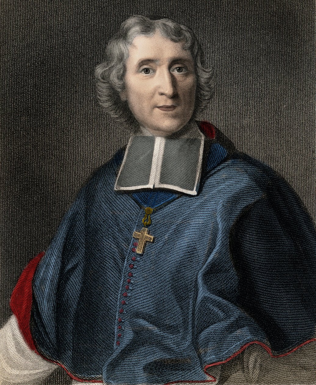 Francois de Pons de Salignac de La Mothe-Fenelon (Mothe Fenelon) 1651-1715 - النقش - القرن التاسع عشر بواسطة فنان غير معروف