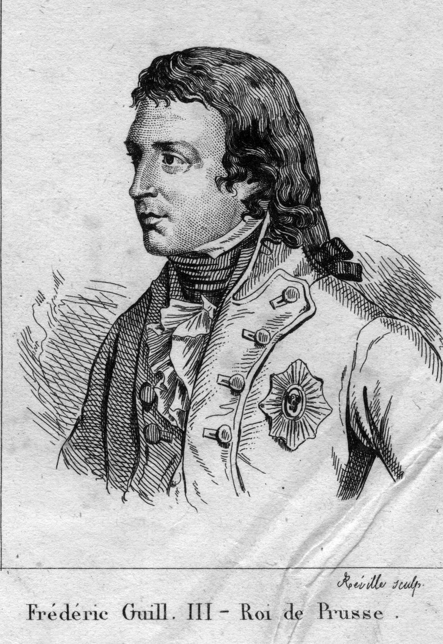 فريدريك ويليام الثالث ملك بروسيا - صورة لفريدريك ويليام الثالث ملك بروسيا (1770-1840) ملك بروسيا. بواسطة فنان غير معروف