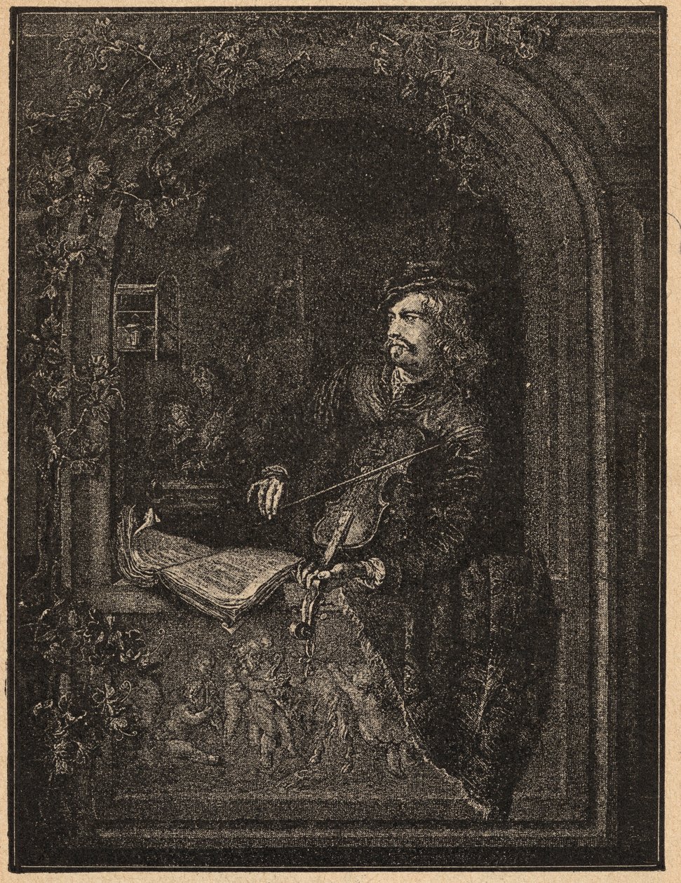 جيرارد دو أو جيريت دو أو داو 1613-1675 رسام العصر الذهبي الهولندي بواسطة فنان غير معروف