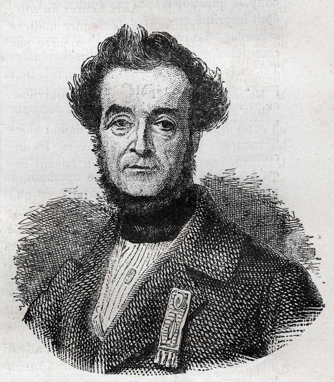 جيرمان ساروت 1800-1883 كاتب وسياسي فرنسي بواسطة فنان غير معروف