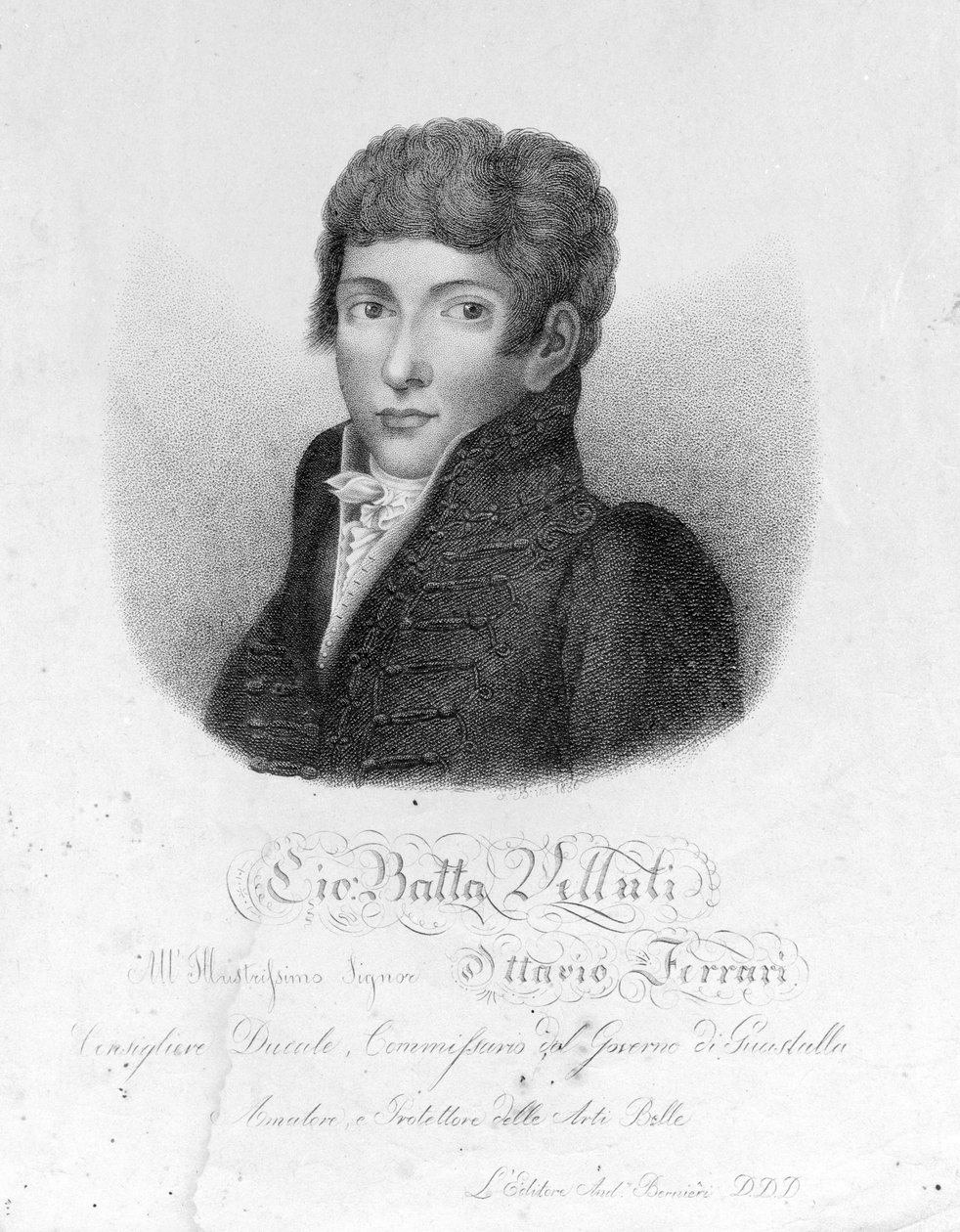 جيوفاني باتيستا فيلوتي (1781-1861) ، آخر أوبرا مخصية. بواسطة فنان غير معروف