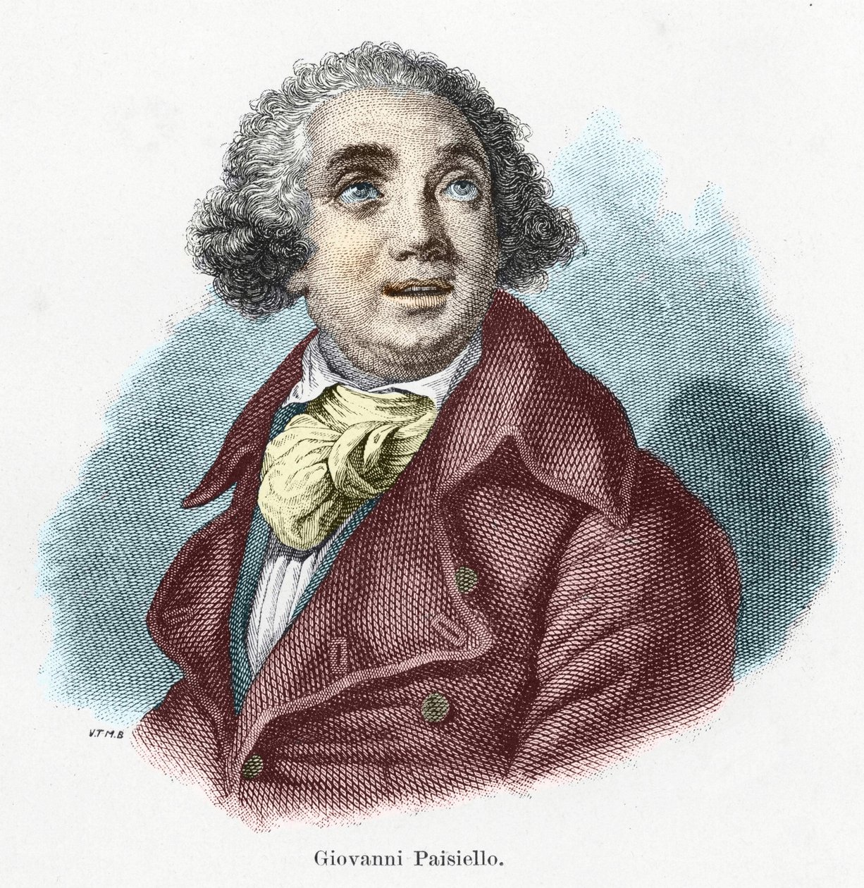 Giovanni Paisiello (أو Nazioniello) (1740-1816) ، ملحن إيطالي. بواسطة فنان غير معروف