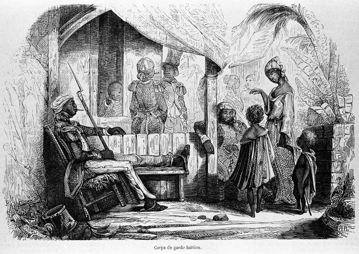 الثورة الهايتية (1791-1803): فيلق الحرس الثوري. بواسطة فنان غير معروف