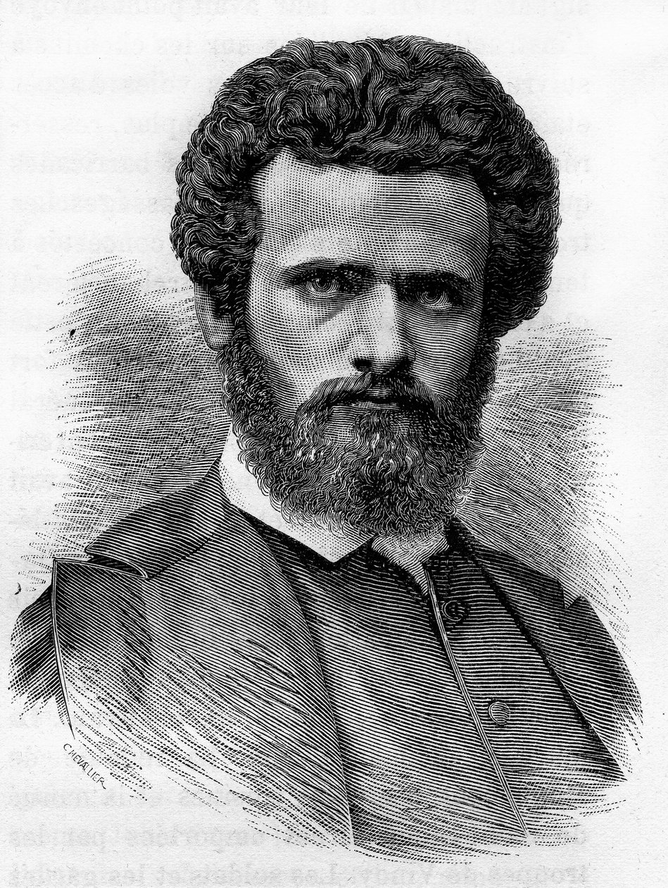 هنري ريجنولت (1843-1871) ، رسام فرنسي. نقش نهاية القرن التاسع عشر في "هيستوار دو فرانس" له. مارتن. بواسطة فنان غير معروف