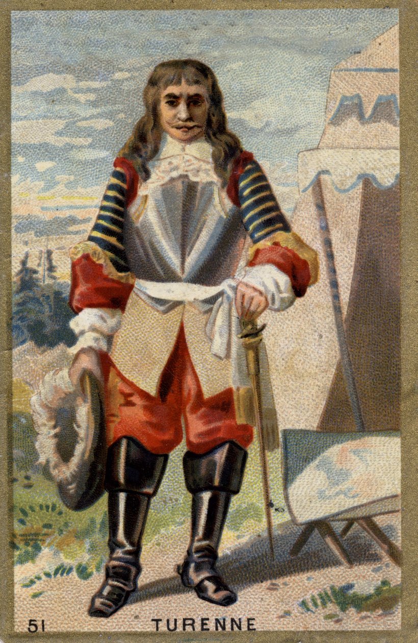 Henri de La Tour d'Auvergne ، Viscount of Turenne (1611-1675) ، مارشال فرنسا. بواسطة فنان غير معروف