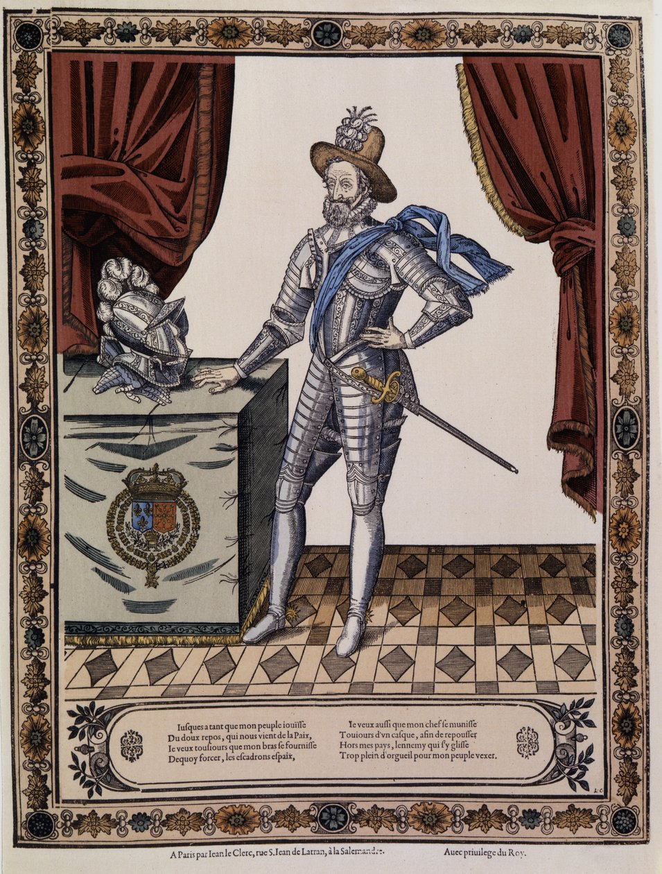 هنري الرابع (1553 - 1610) ملك فرنسا حوالي عام 1600. بواسطة فنان غير معروف