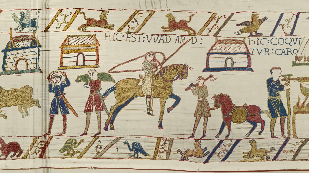 هنا Wadard ، Bayeux Tapestry (تطريز الصوف على الكتان) بواسطة فنان غير معروف