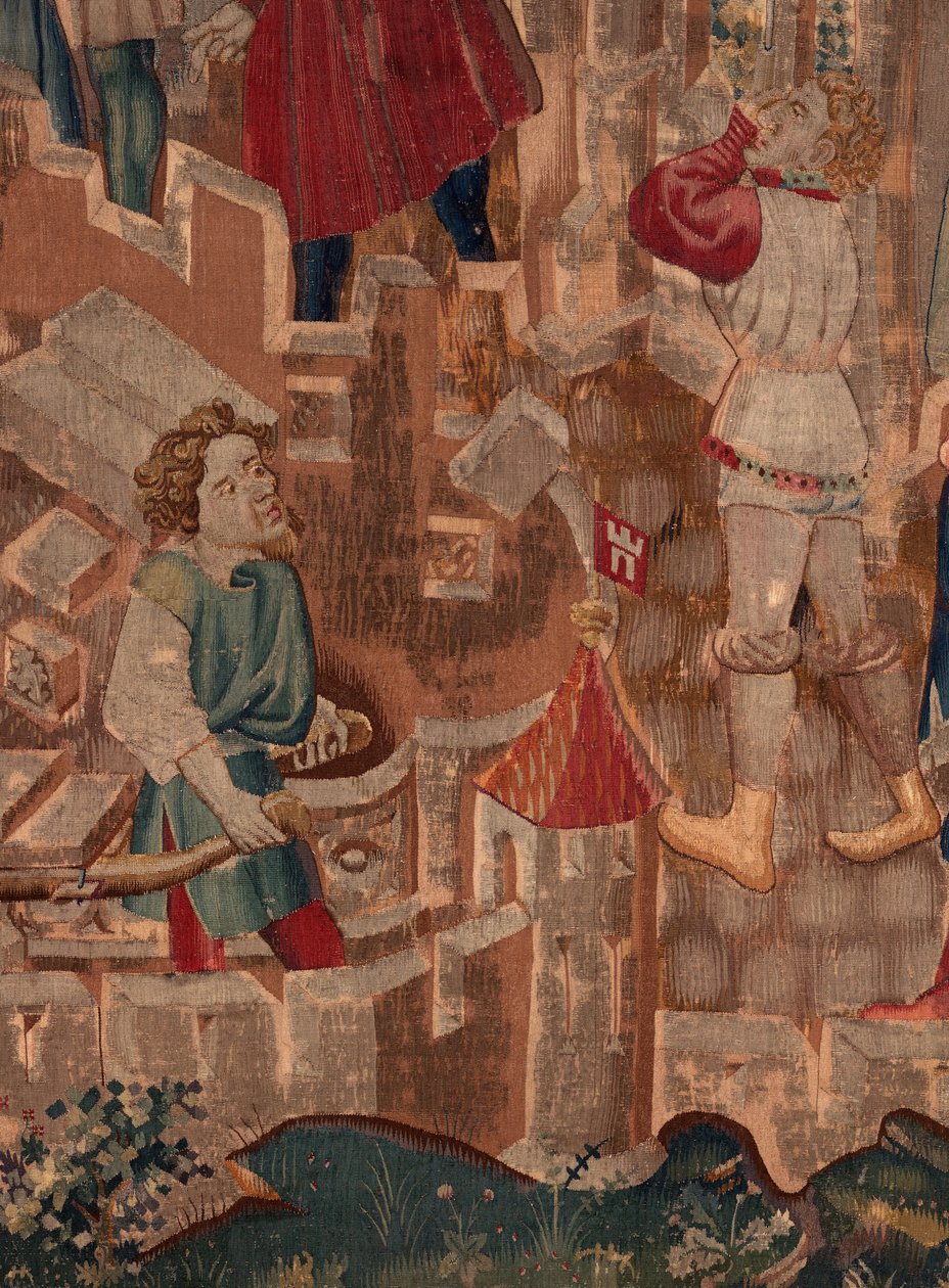 تاريخ القديس بيات وسانت إليوتير ، المشهد السادس التفاصيل منتصف المركز. بواسطة فنان غير معروف