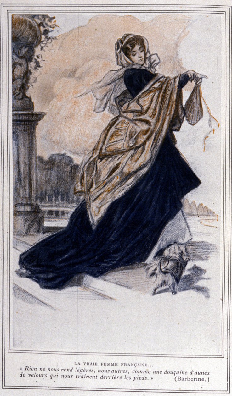 رسم توضيحي للمسرحية المسرحية "Barberine" التي أنشأها ألفريد دي موسيت (1810 - 1857) عام 1835. بواسطة فنان غير معروف