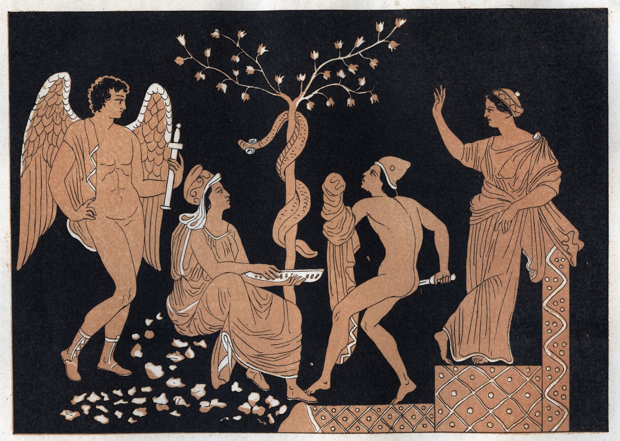 Jason and Medea - نقش من عادات وتقاليد جميع شعوب الكون. أي تاريخ الحكومة ، والقوانين ، والميليشيات ، ودين جميع الأمم من أبعد الأوقات حتى يومنا هذا "1856 بواسطة فنان غير معروف