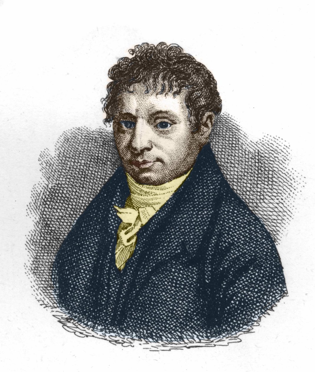 جان بابتيست (جان بابتيست) ساي (1767 - 1832) ، اقتصادي وصناعي فرنسي. بواسطة فنان غير معروف