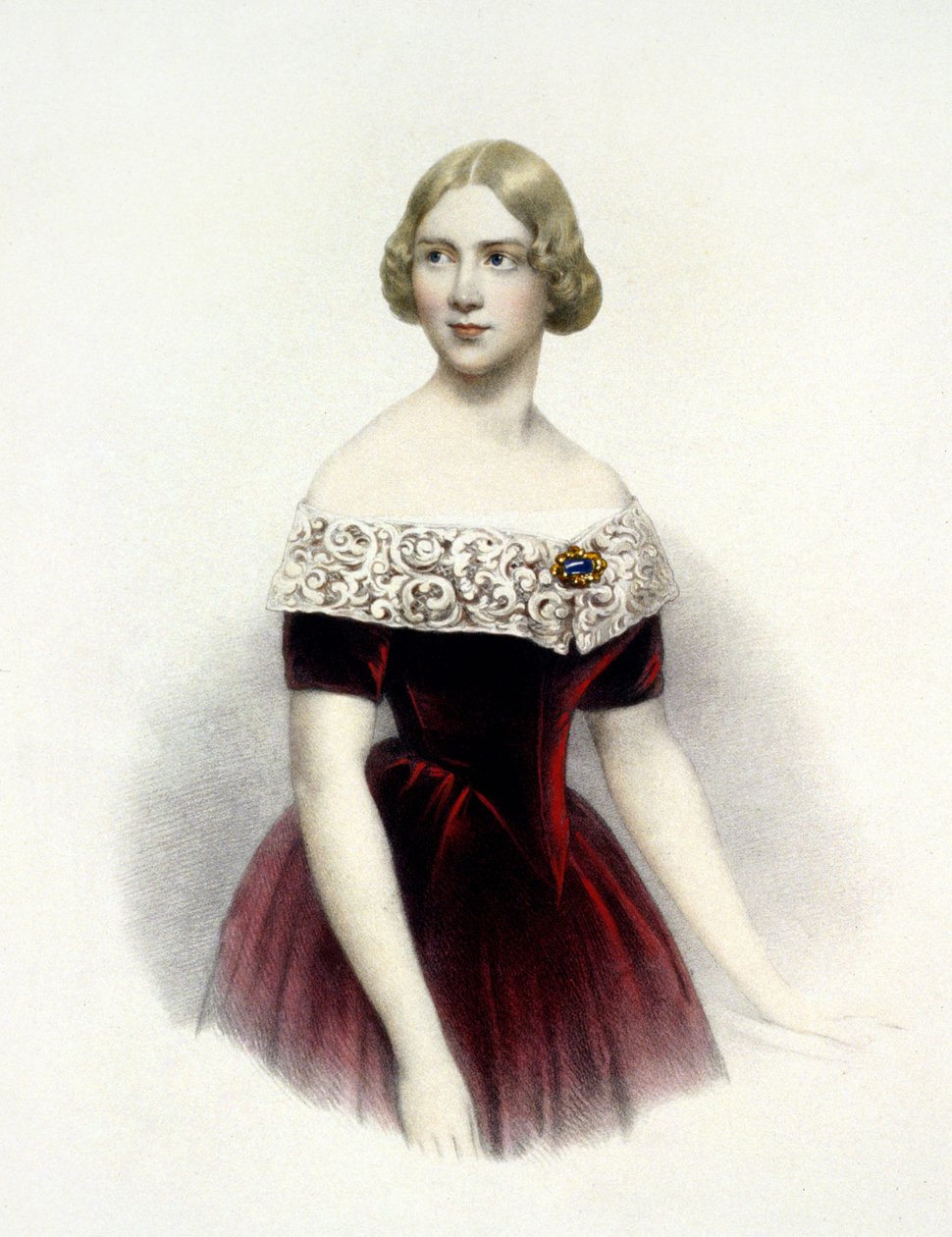 جيني ليند (1820-1887) مغنية سويدية عام 1847 بواسطة فنان غير معروف
