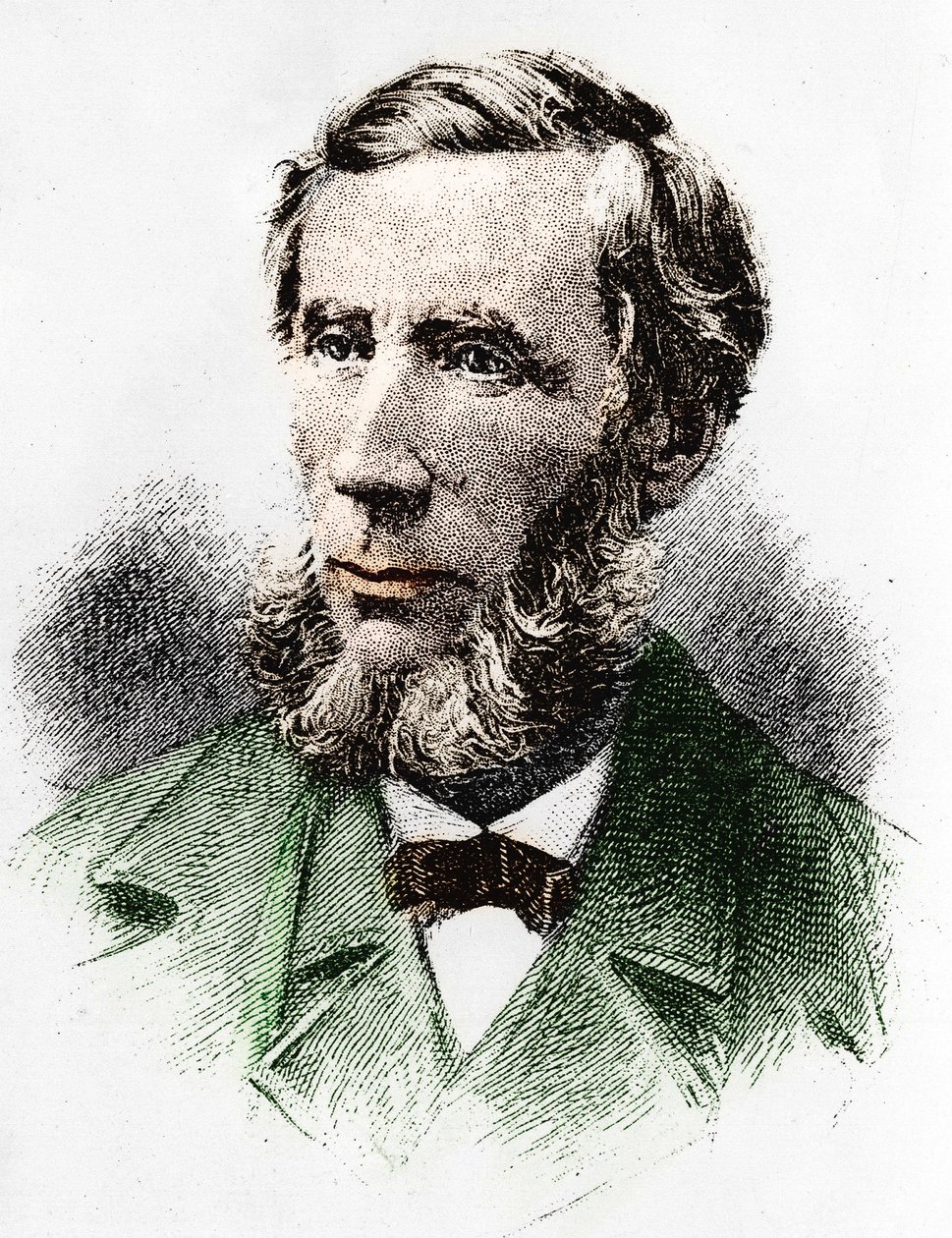 جون تيندال (1820-1893) ، فيزيائي إيرلندي. بواسطة فنان غير معروف