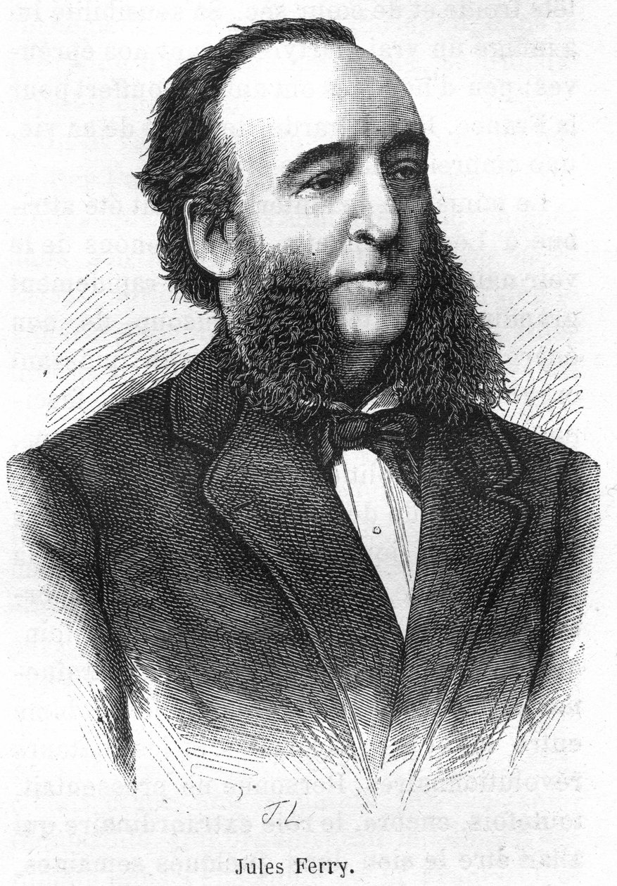 جول فيري (1832-1893) ، سياسي فرنسي. بواسطة فنان غير معروف