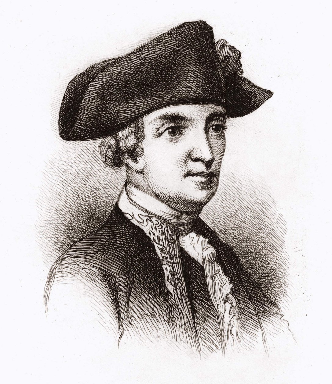 فارس تشاستيلوكس ، صورة فرانسوا جان ، ماركيز تشاستيلوكس (1734 - 1788) ، كاتب وعسكري فرنسي - جراف. القرن ال 19. بواسطة فنان غير معروف