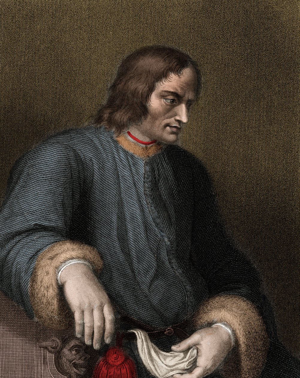 Laurent de Medicis المعروف أيضًا باسم Laurent le Magnifico بواسطة فنان غير معروف