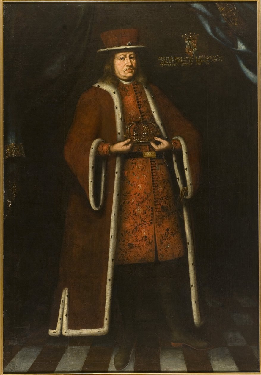 الكونت بير (بيير) براهي ، المعروف باسم الأصغر ، صورة الكونت بير براهي الأصغر (1602-1680) ، مجهول. زيت على قماش بواسطة فنان غير معروف