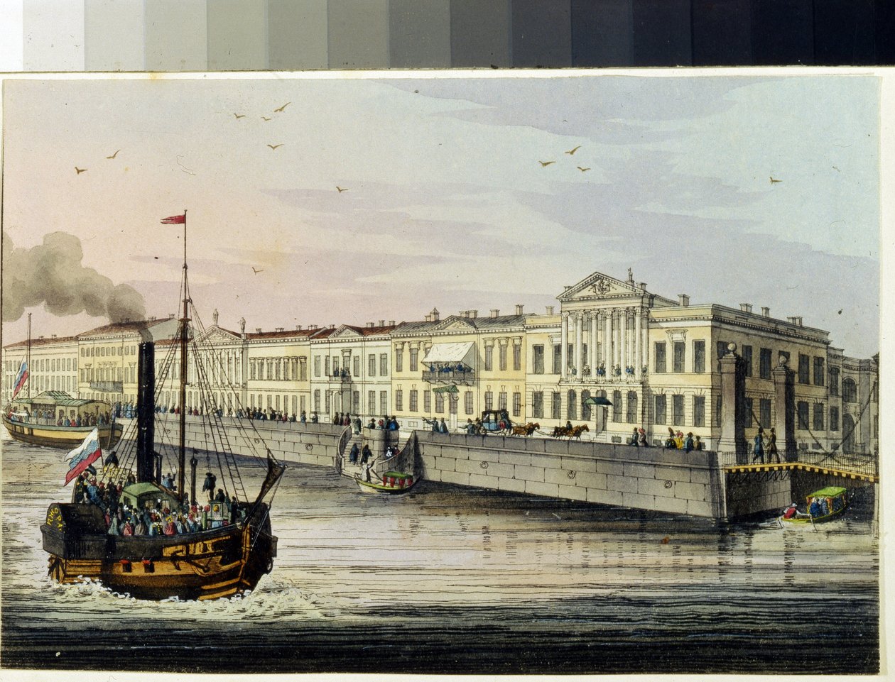 The Quai des Anglais in Saint Petersburg (ألبوم ماري تاجليوني بواسطة فنان غير معروف