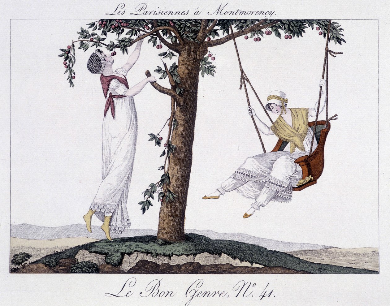 Les Parisiennes à Montmorency (swing) - في "" Le Bon Genre "" بواسطة فنان غير معروف