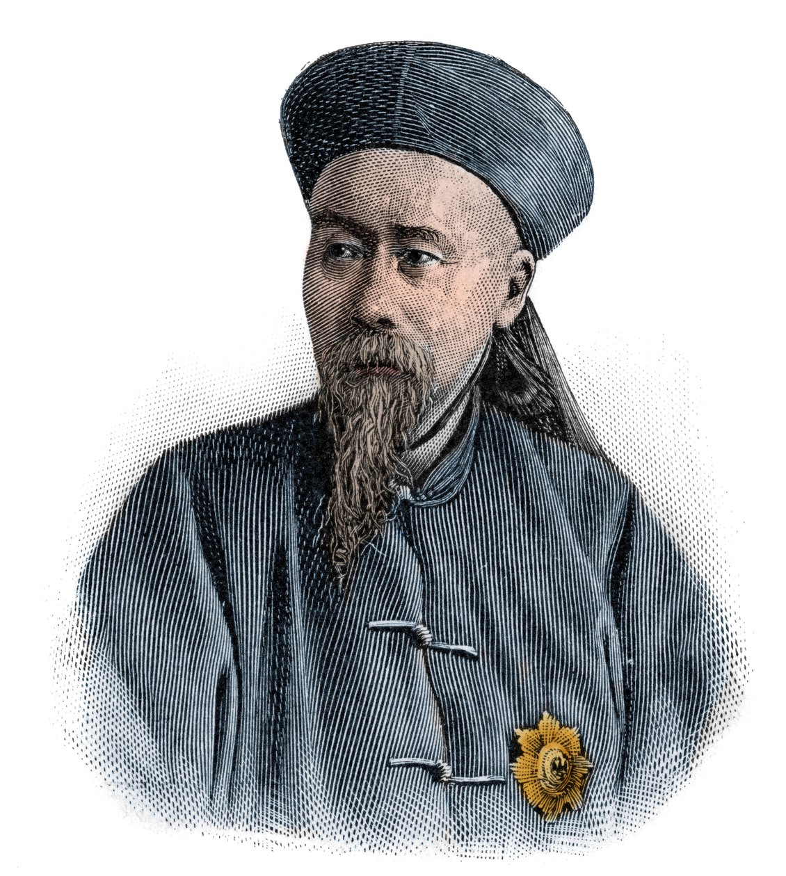 Li Hongzhang (Li Hung-chang ، Hung Chang) سياسي ، عام ، ودبلوماسي من أواخر إمبراطورية تشينغ - Li Hongzhang (Li Hung-Chang ، Hung Chang ، أو Hongchang بواسطة فنان غير معروف