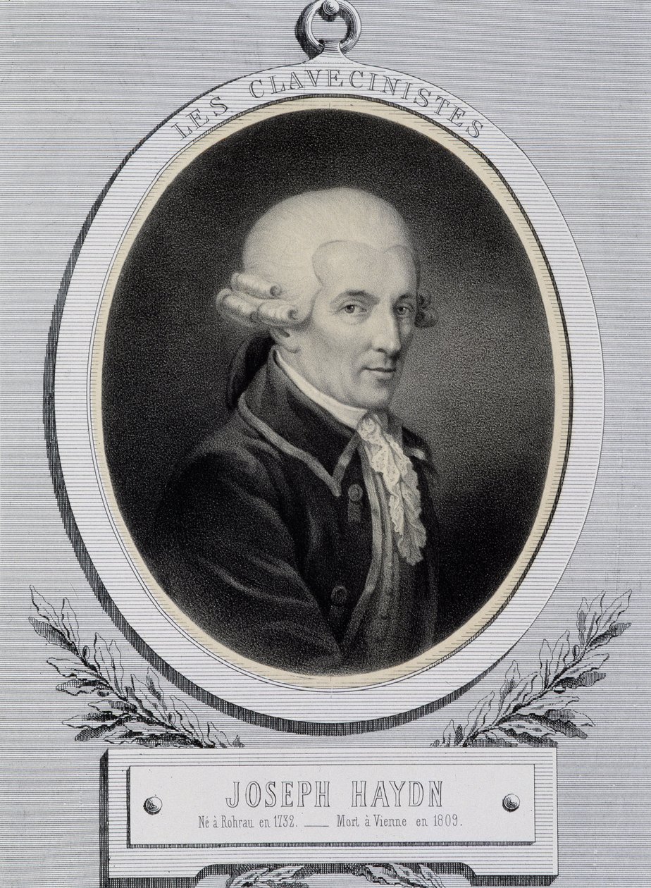 صورة المنجد للموسيقي فرانز جوزيف هايدن (1732-1809) بواسطة فنان غير معروف