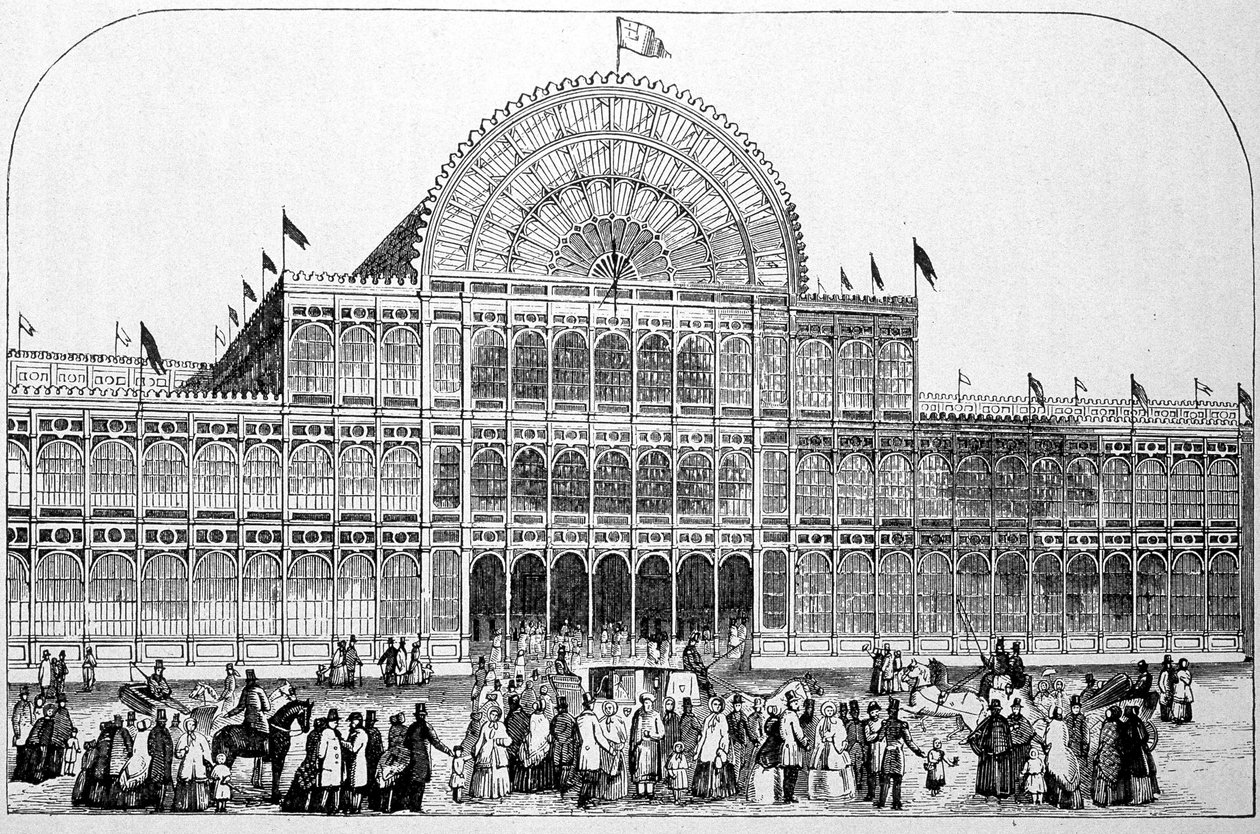 معرض لندن الدولي 1851 (كريستال بالاس في هايد بارك) بواسطة فنان غير معروف