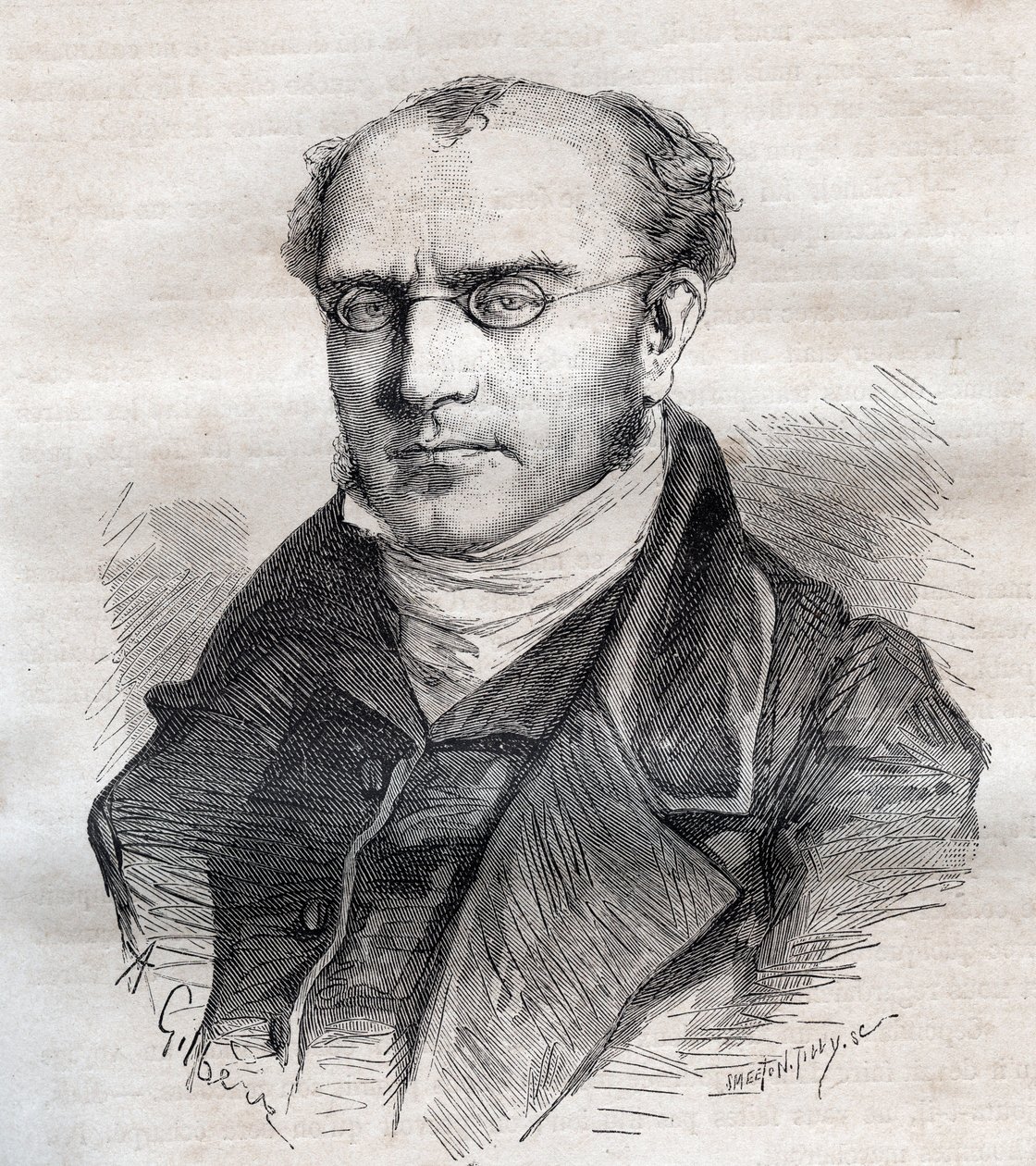 Louis-Chrysostome (Louis Chrysostome) Michel di Michel de Bourges 1797-1853 محامي وسياسي فرنسي. بواسطة فنان غير معروف