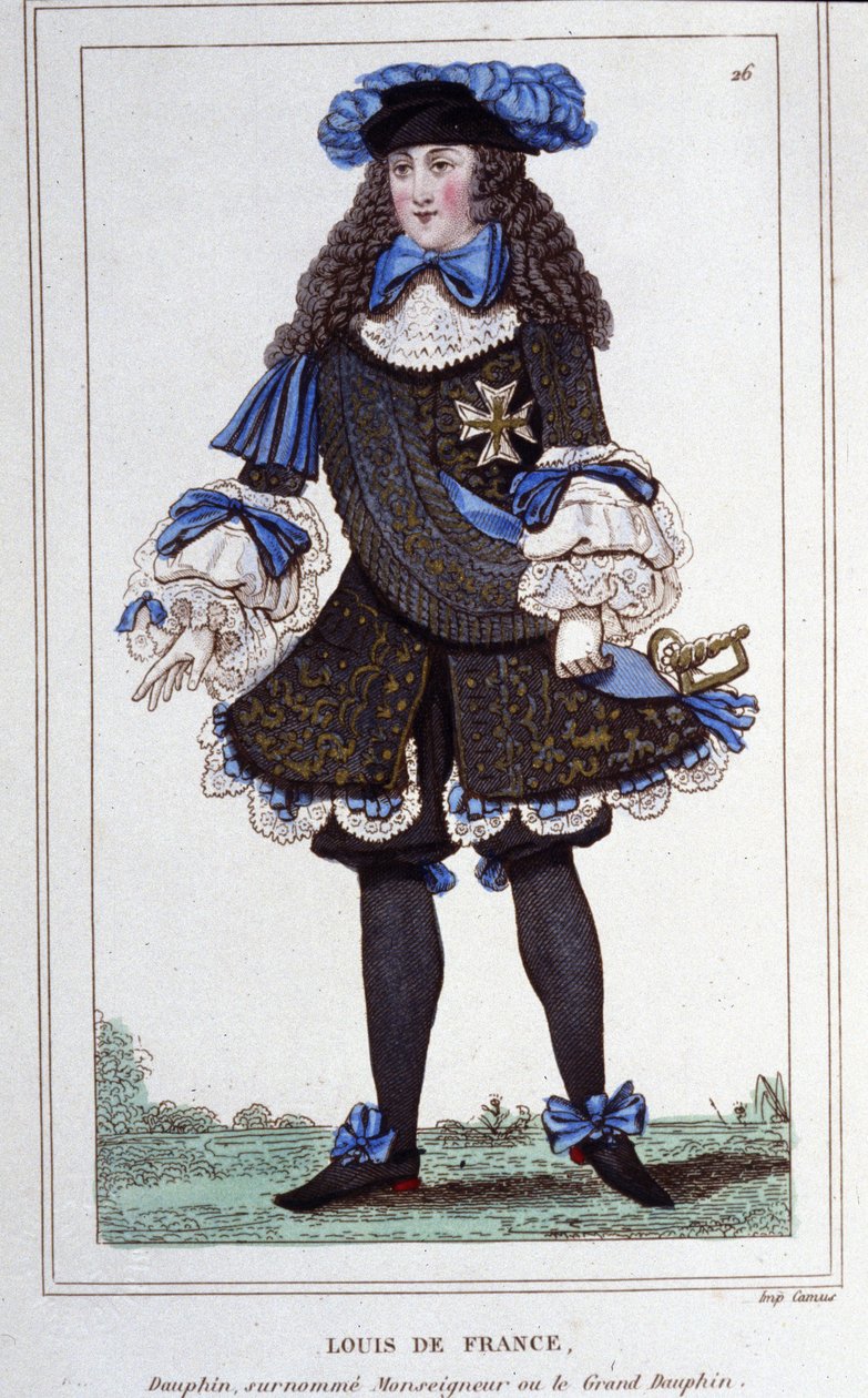 أطلق لويس دي فرانس على Monseigneur the Dauphin ، ثم Grand Dauphin (من 1661 إلى 1711). بواسطة فنان غير معروف