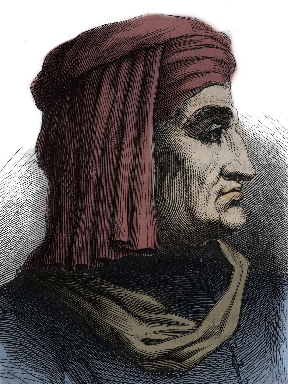 لوكا ديلا روبيا (1399/1400 - 1482) نحات إيطالي بواسطة فنان غير معروف