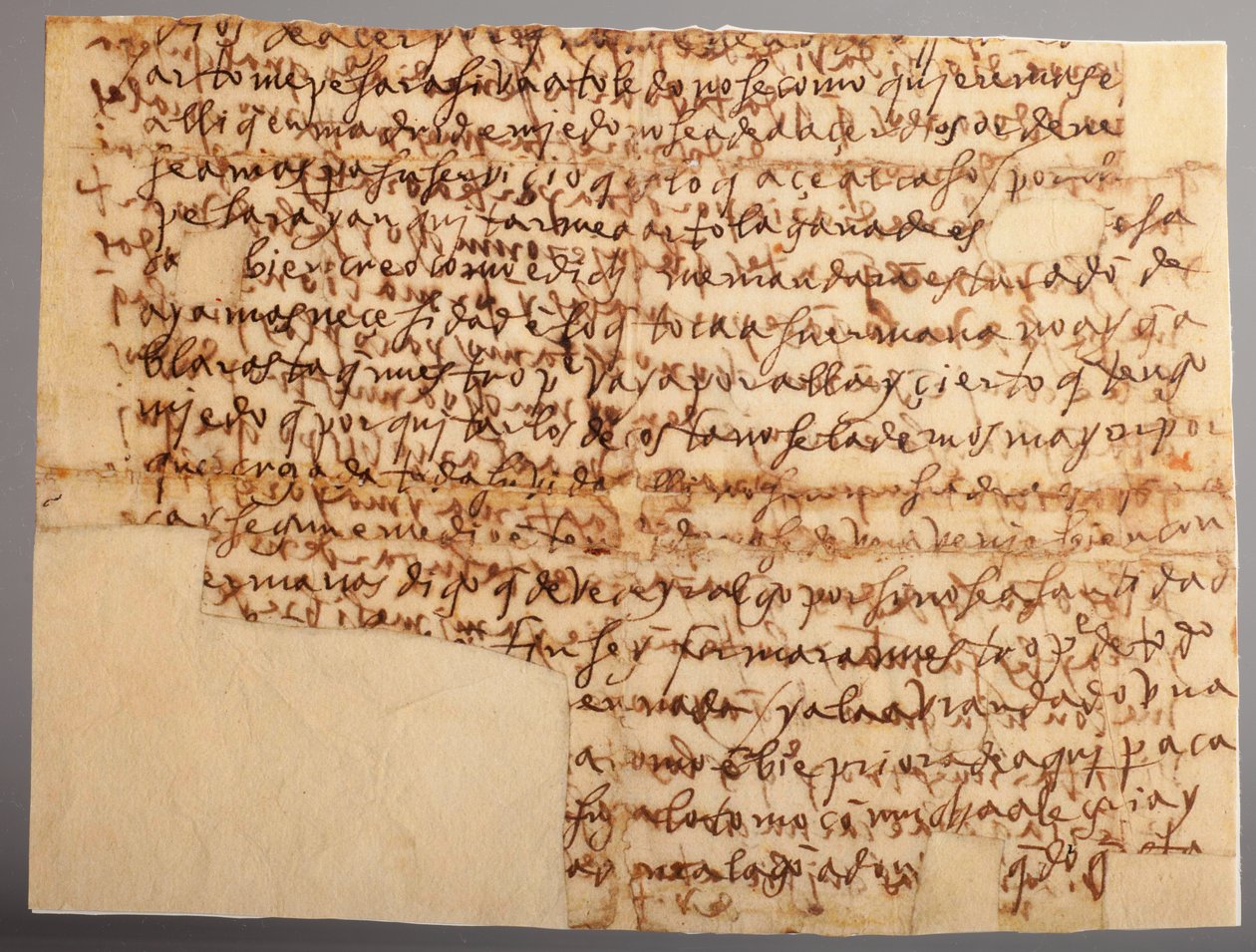 مخطوطة. الرسالة رقم ٧ إلى رهبان بيس دي سيجورا. ورق. الجزء 2. 18 نوفمبر 1585. بواسطة فنان غير معروف