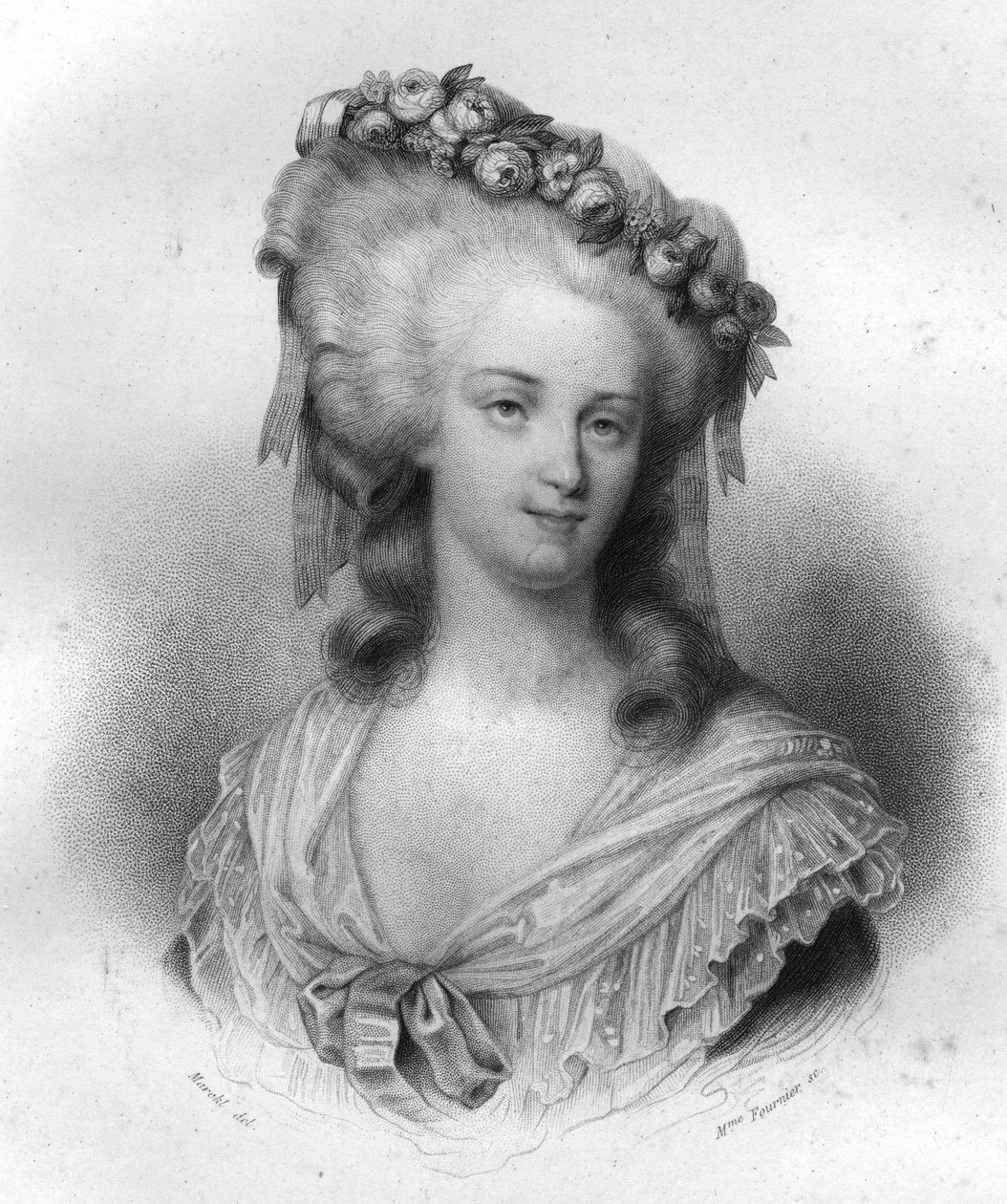 ماري تيريز من سافوي كارينيان (1749-1792) ، أميرة لامبال. بواسطة فنان غير معروف