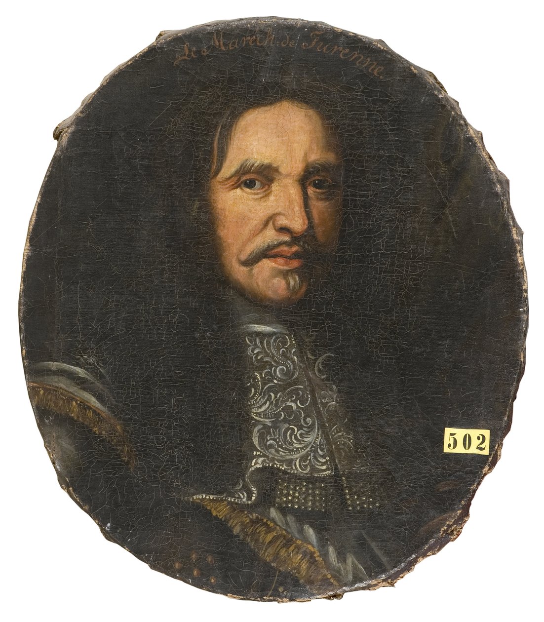 المارشال هنري دي لا تور دي أوفيرني ، Viscount of Turenne (1611-1675) ، مجهول. زيت على قماش. الأبعاد: ارتفاع 59 سم. المتحف الوطني ستوكهولم بواسطة فنان غير معروف
