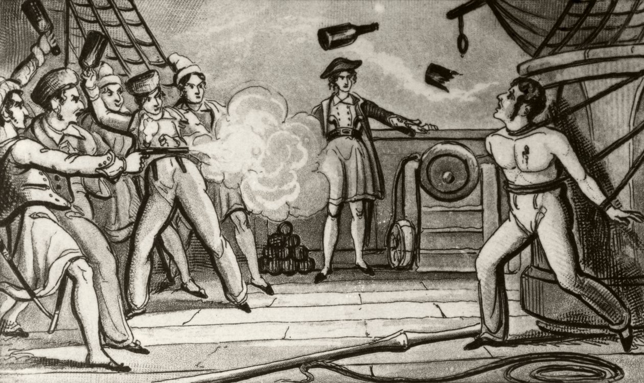 Massacre of Captain Skinner بواسطة فنان غير معروف