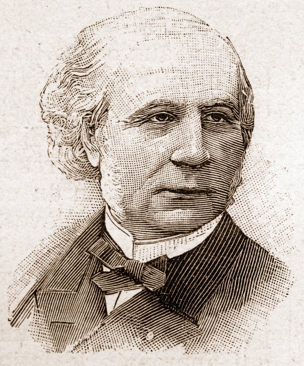 أعضاء أكاديمية Francaise في عام 1895: صورة لأوكتاف غيررد (1828-1904) ، مسؤول كبير ومؤرخ أدبي وناقد أدبي فرنسي. بواسطة فنان غير معروف